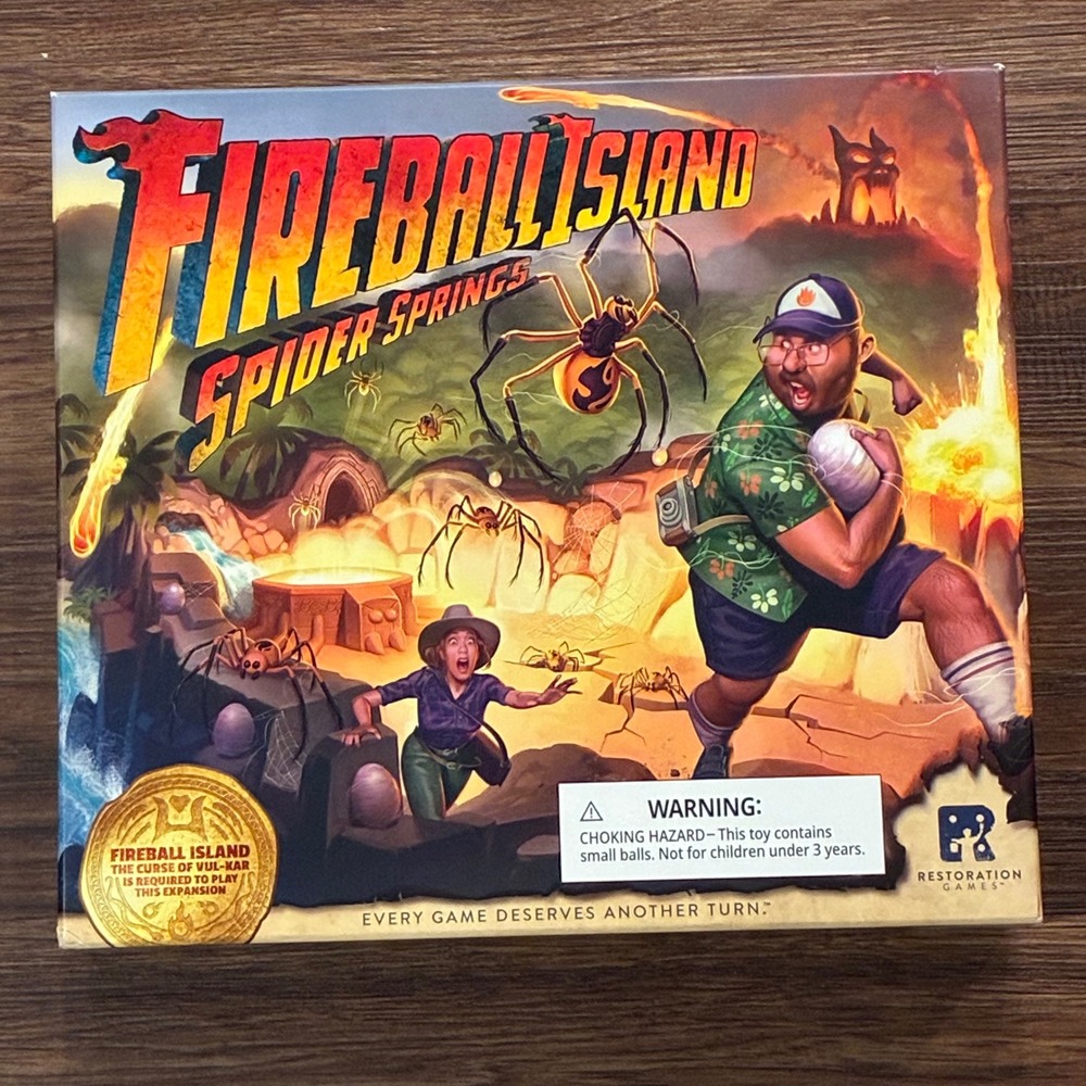 Fireball Island Spider Springs Expansion Restoration Games Incomplete